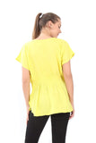 Village Venture Blusa Corre Kaftan Bordada-Primavera/Verano Fresca- Mod 20170K