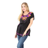 Village Venture- Blusa Casual Bordada 20196K