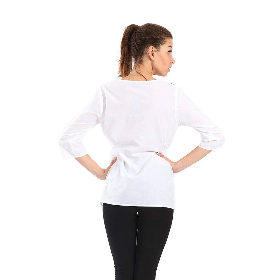 Village Venture- Blusa Casual Bordada 20161