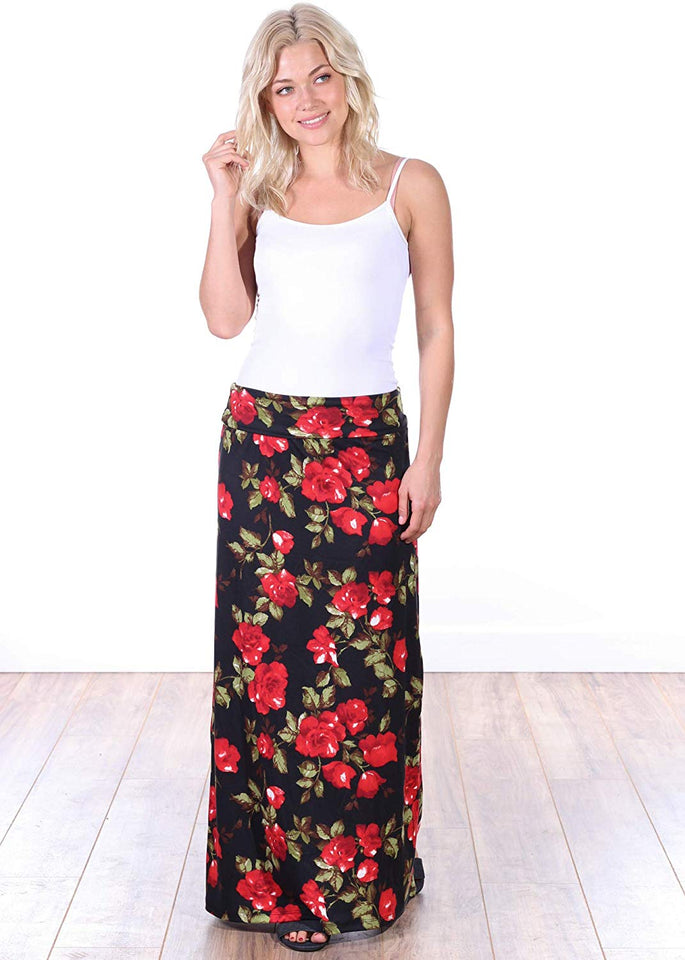 Popana - Falda Grande Convertible para Mujer, Estilo Informal, Talla Grande, Fabricado en Estados Unidos