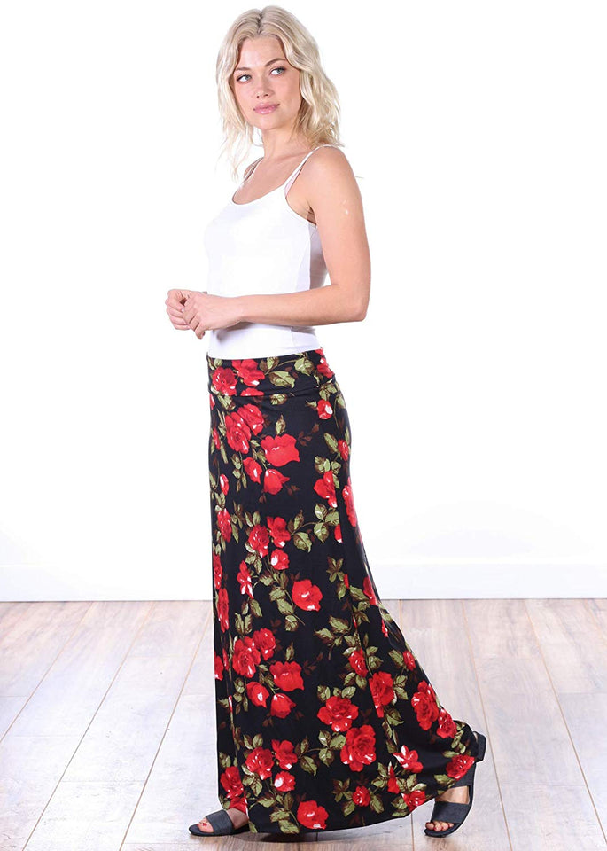 Popana - Falda Grande Convertible para Mujer, Estilo Informal, Talla Grande, Fabricado en Estados Unidos