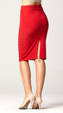 Conceited Premium Stretch de la Mujer lápiz Falda - Cintura Alta - 10 Colores - por Arrogante