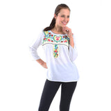 Village Venture- Blusa Casual Bordada 20176