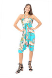 Village Venture 3 en 1 Estampado de Flores con Mariposas (Jumper, Blusa y Pantalón Unitalla -Mod 2925