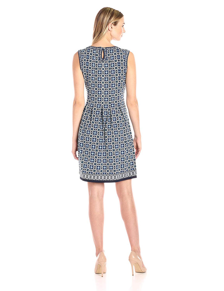 Lark & Ro Amazon Brand Vestido Plisado sin Mangas para Mujer