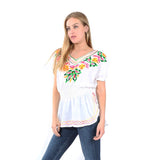 Village Venture- Blusa Casual Bordada 20196K